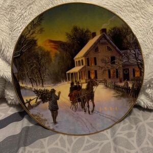Avon vintage 1988 Christmas plate